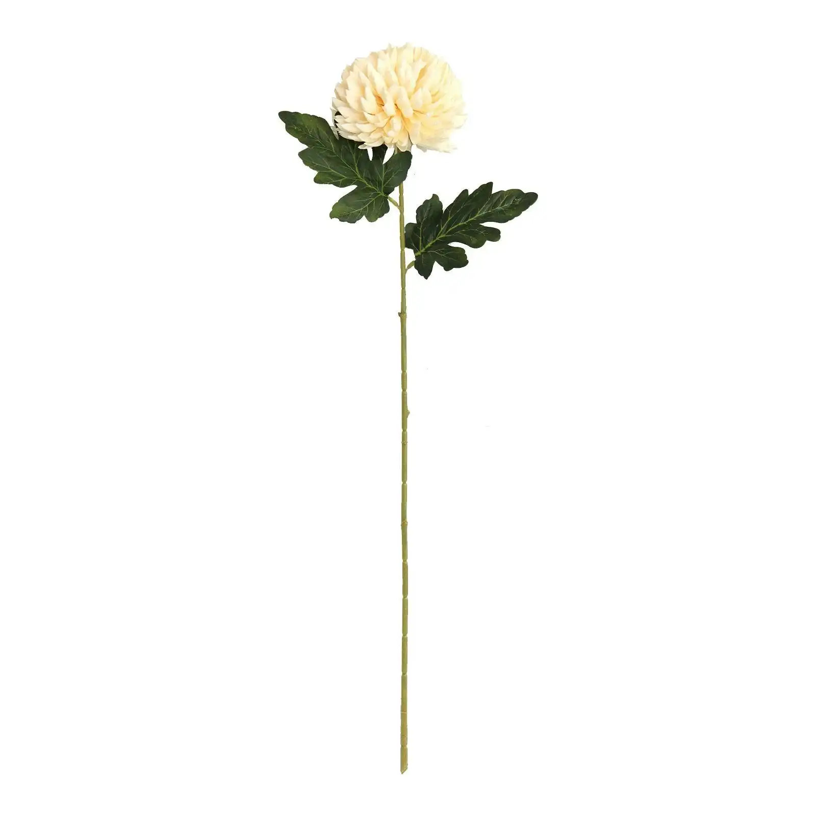 75cm Artificial Dahlia Stem - WHITE