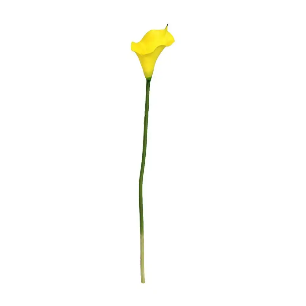 Artificial Yellow Calla Lily Flower 65cm