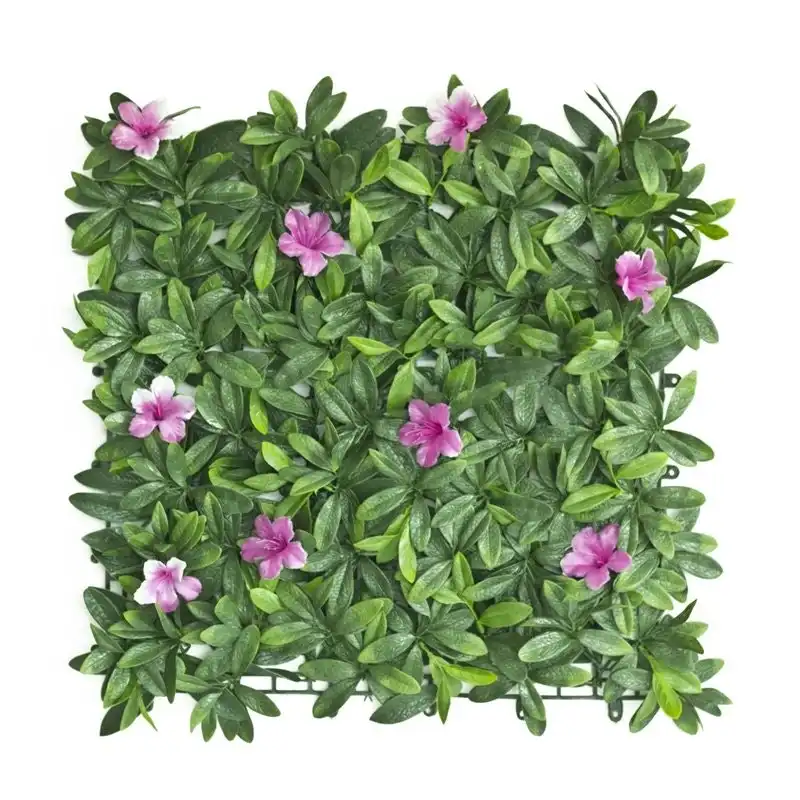 Artificial Pink Petal Hedge 50x50cm