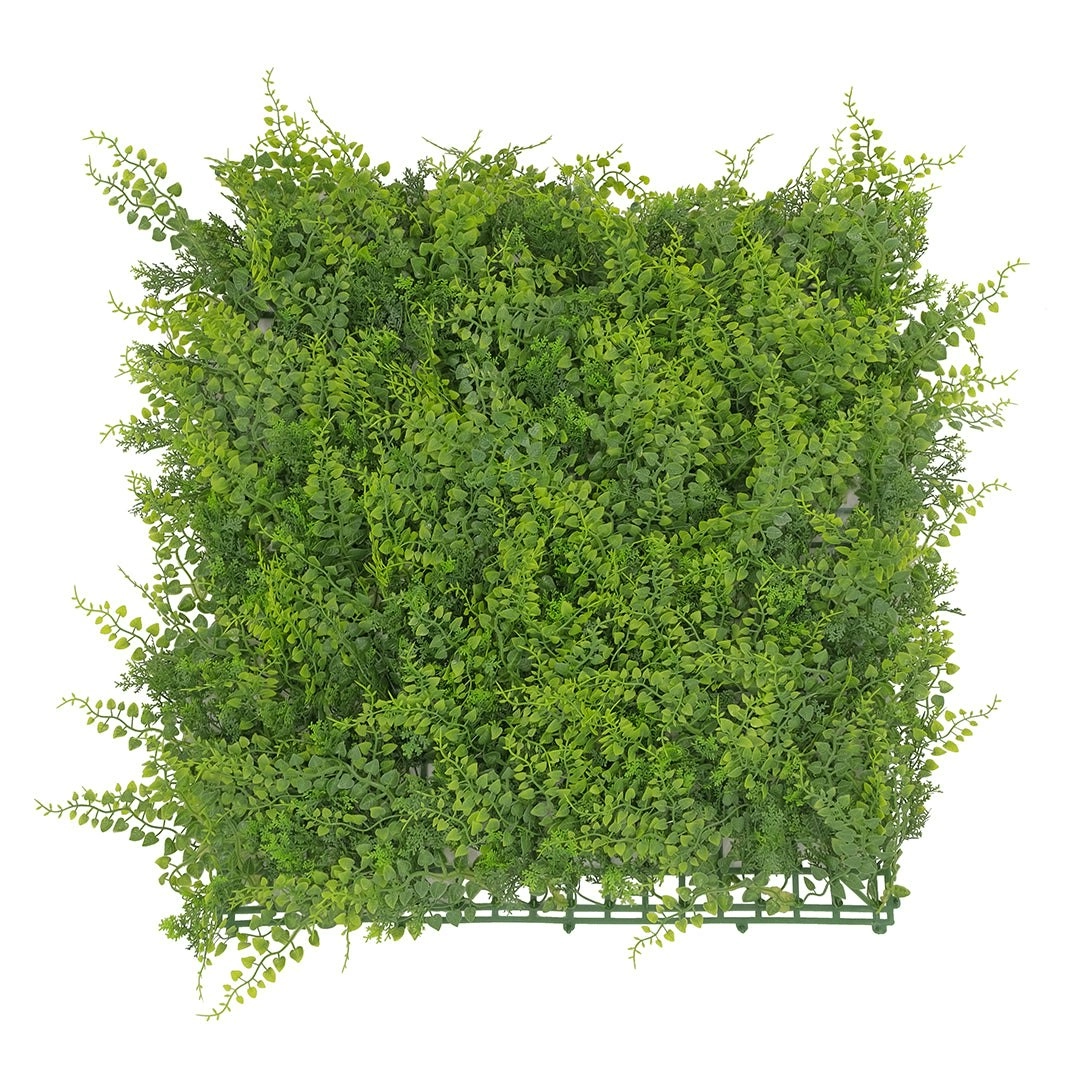 Artificial Golden Pine Hedge 50x50cm