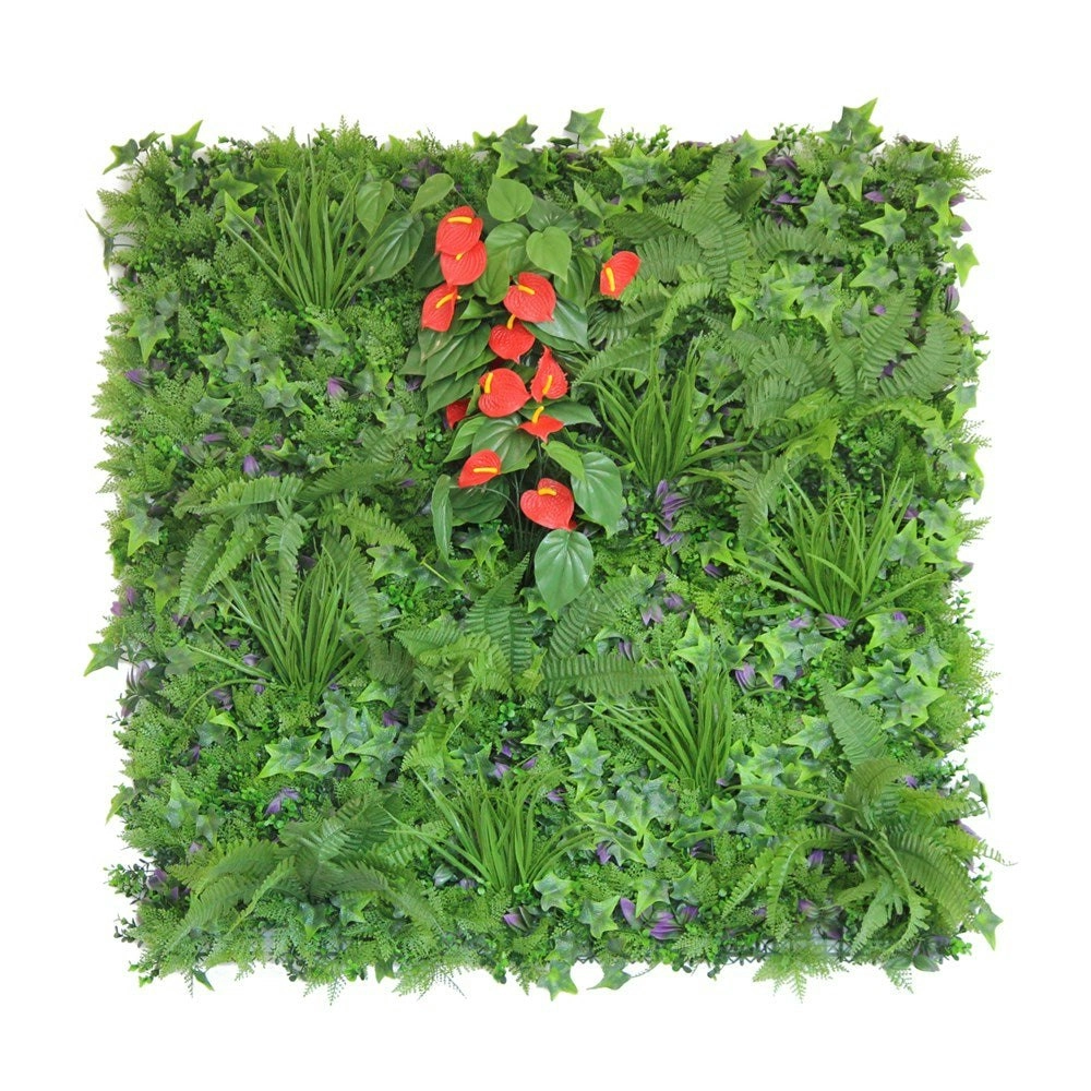 Artificial Anthurium Hedge 100x100cm