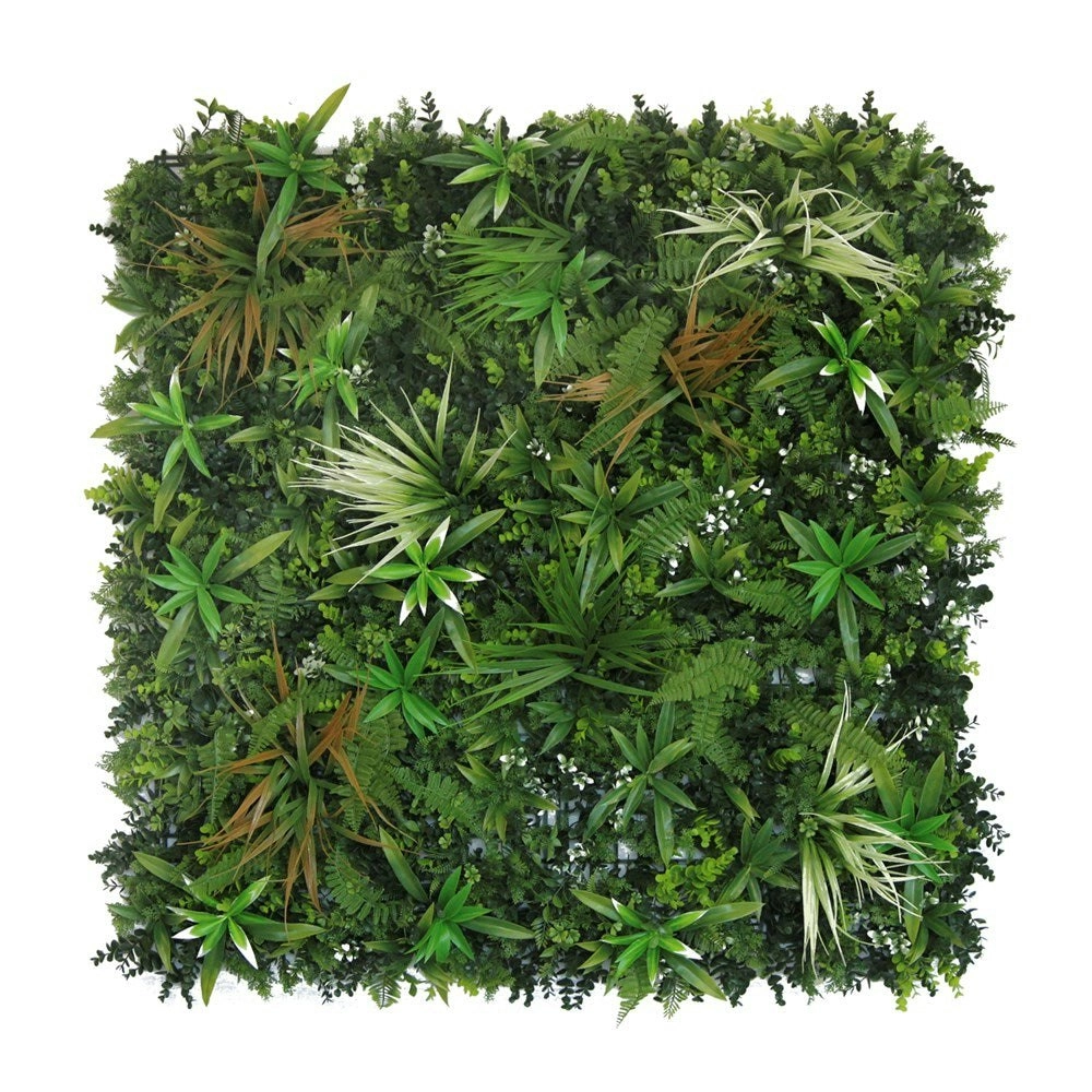 Artificial Spider Fern Hedge 100x100cm