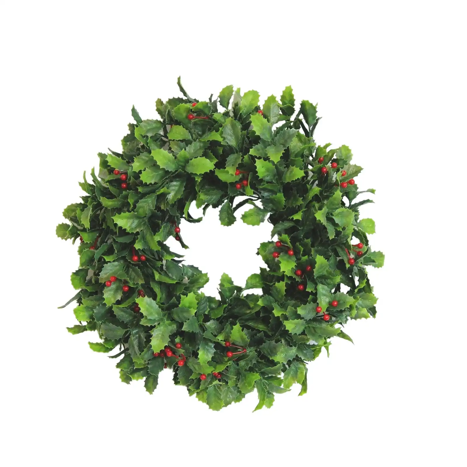 Christmas Wreath - 30cm Artificial Holy and Berries