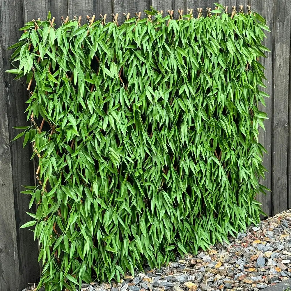Expanding Trellis - Artificial Bamboo leaves Outdoor 180 x 90cm