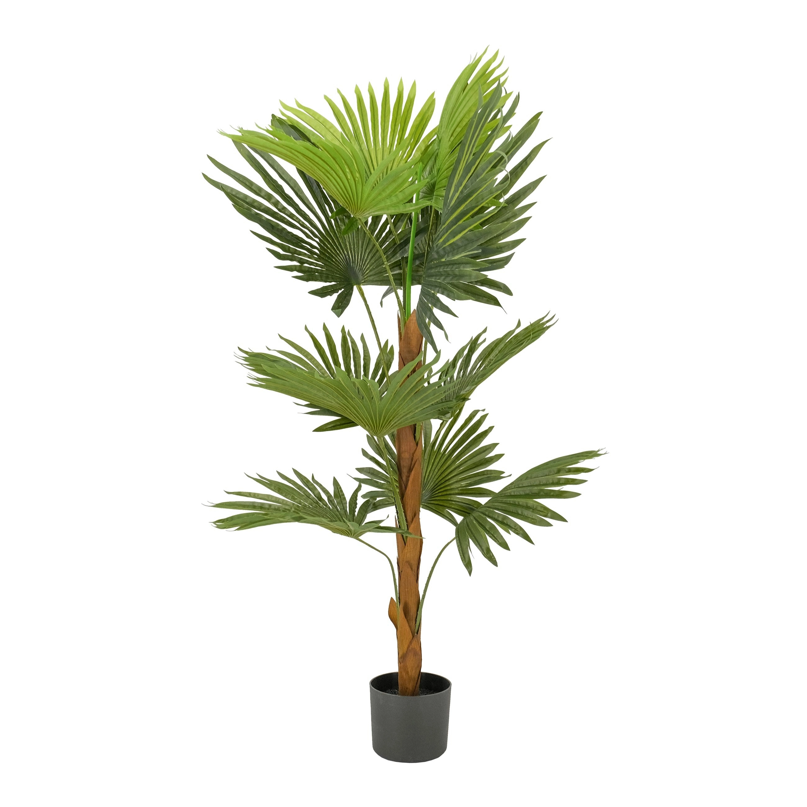 Large Artificial Fan Palm Plant 120cm