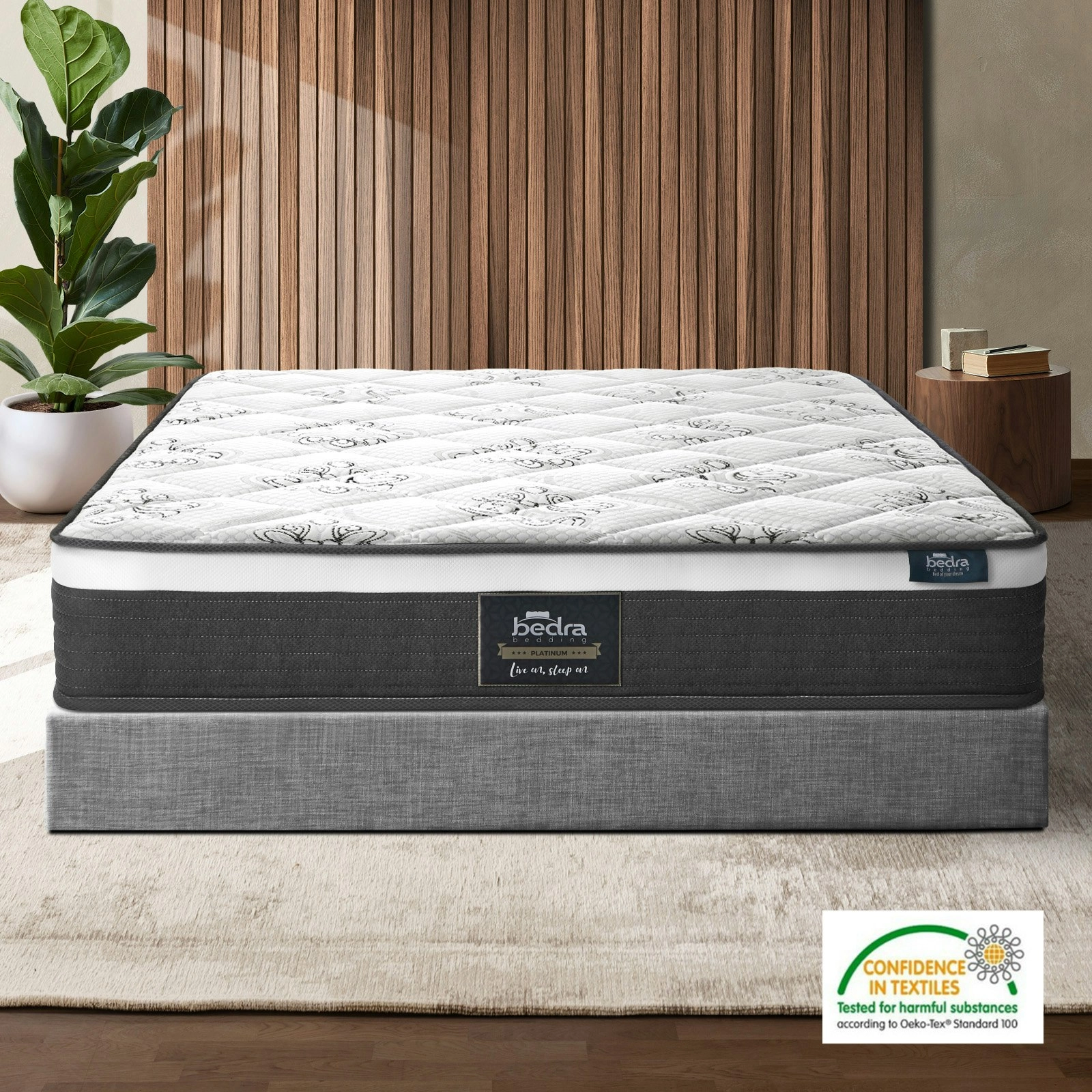 Bedra Double Mattress Luxury Foam Bed Firm Pocket Spring 30cm