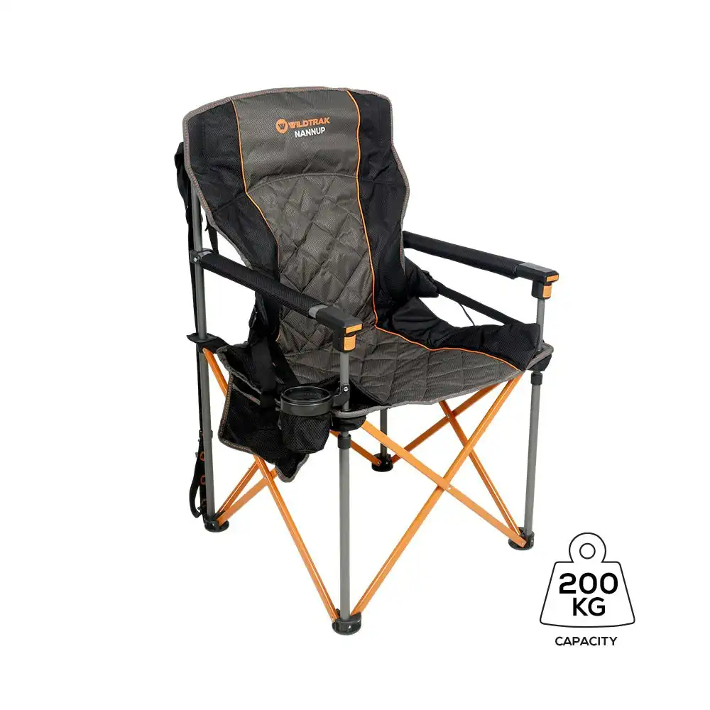 Deluxe Nannup Camp Chair for Camping and Events (Folding Chair + Carry Bag)