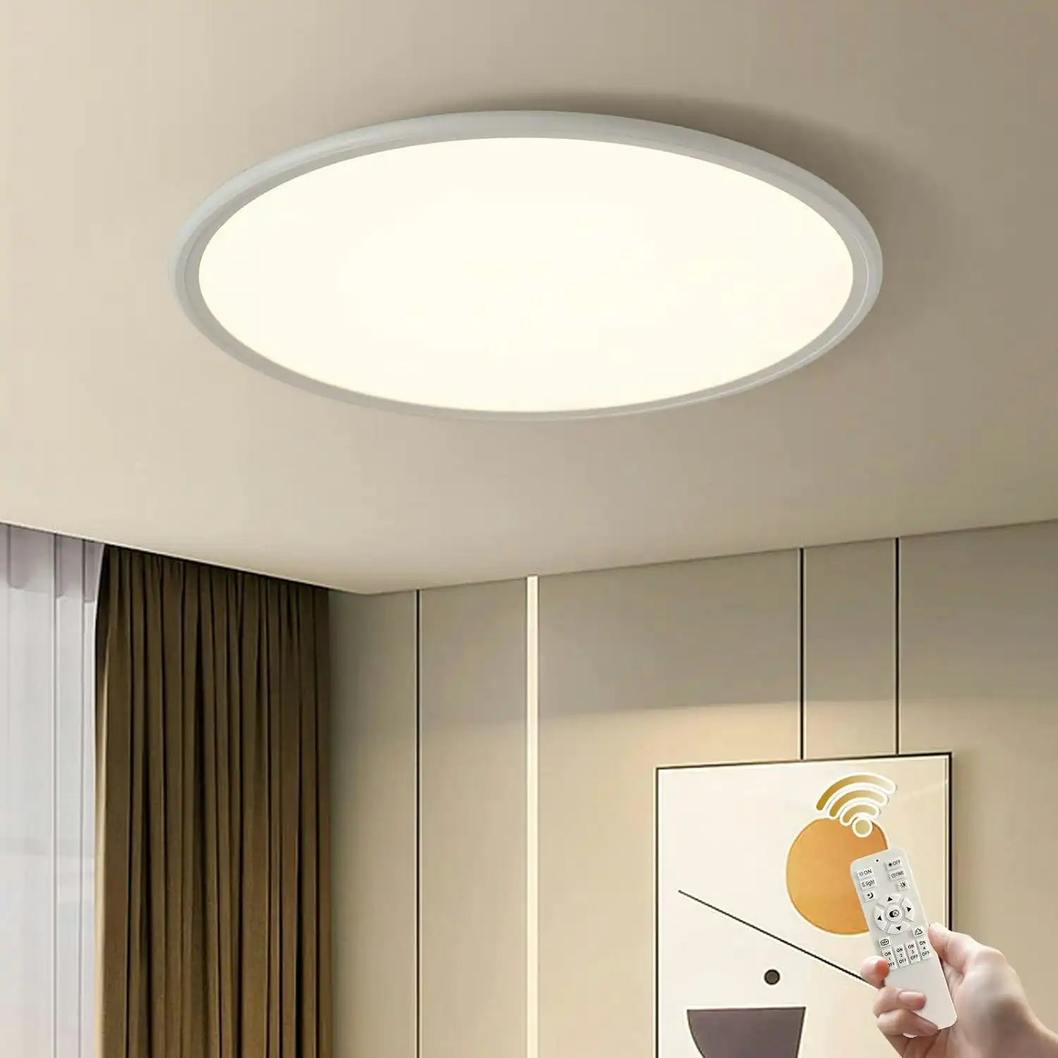 Dimmable LED Ceiling Light, 35W Anti Blue