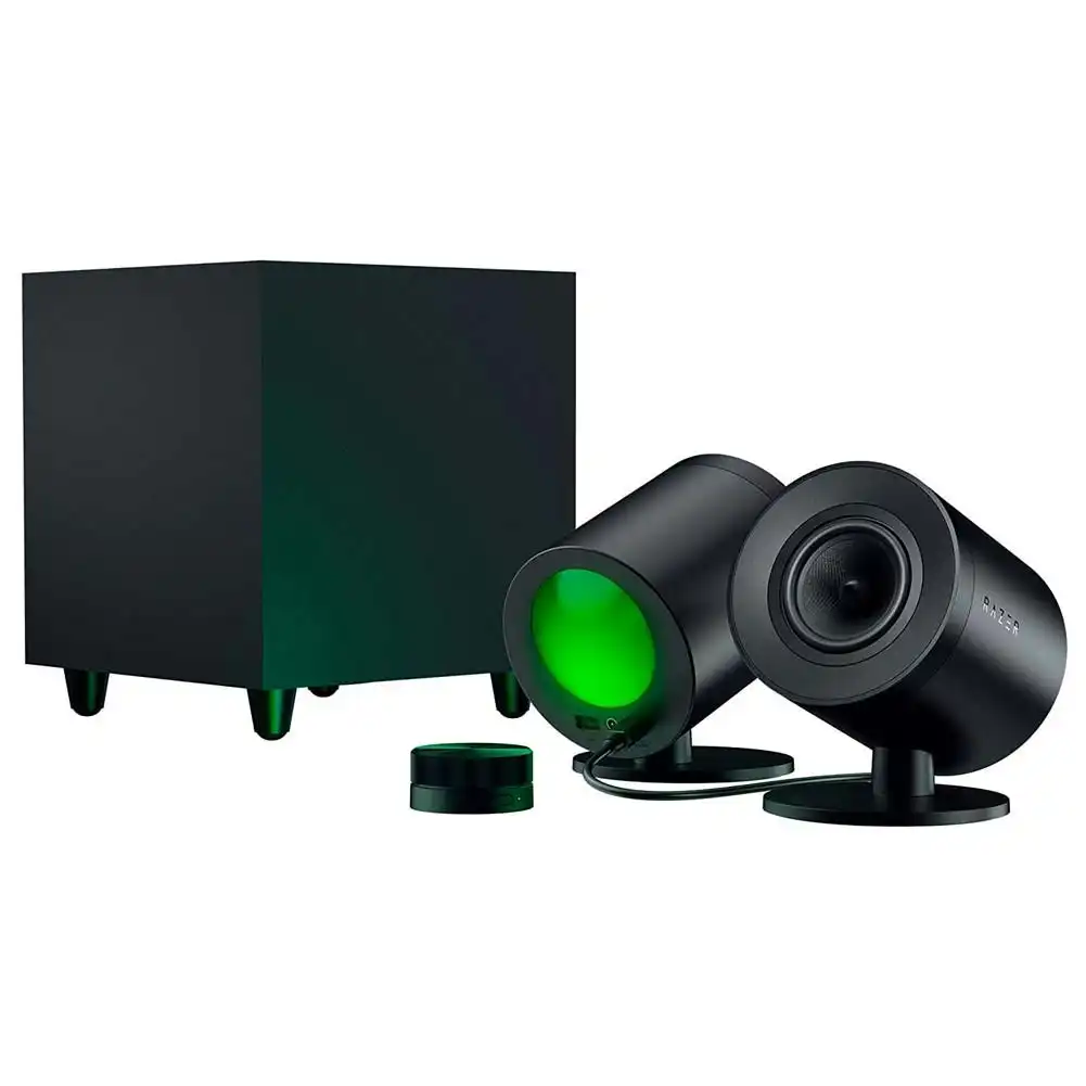 Razer Nommo V2 Pro - Full-Range 2.1 PC Gaming Speakers with Wireless Subwoofer RZ05-04740100-R3U1