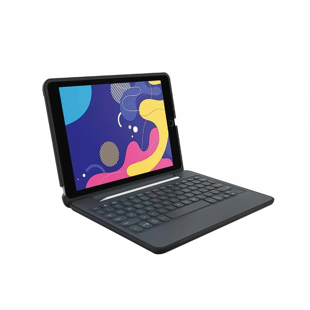 [Damaged Box]Zagg-KB-Rugged Edu Keyboard-Apple-iPad 10.2-FG-Charcoal-UK