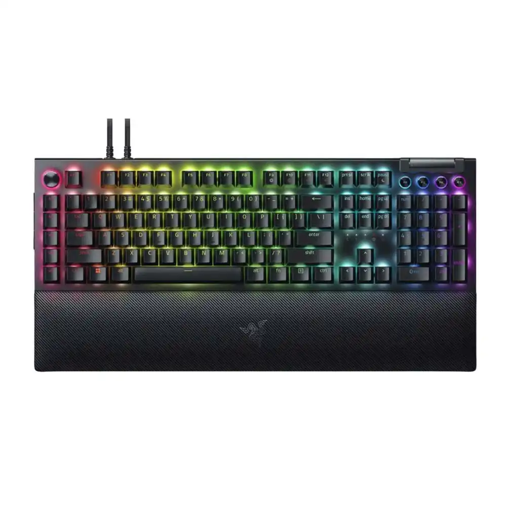 Razer BlackWidow V4 Pro Mechanical Gaming Keyboard Green Switch RZ03-04680100-R3M1