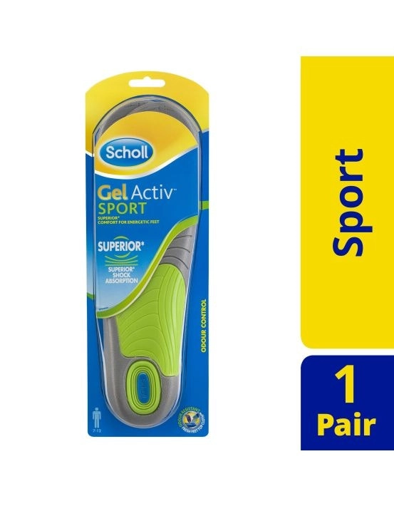 Scholl Gel Activ Sport Insoles Men 1 Pair