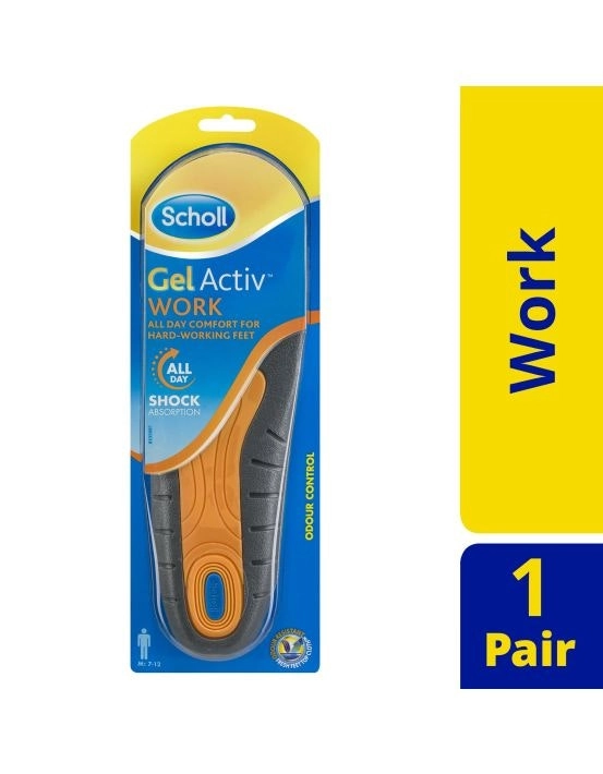 Scholl Gel Activ Work Insoles Men 1 Pair