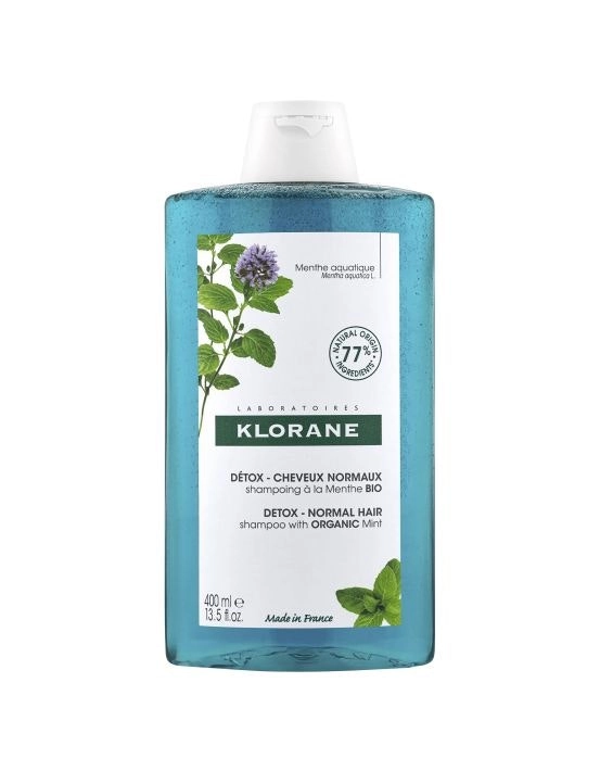 Klorane Aquatique Mint Detox Shampoo 400ml