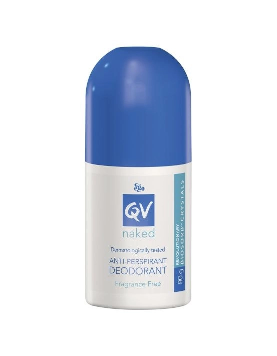 Ego QV Naked Anti-Perspirant Roll-On Deodorant 80g