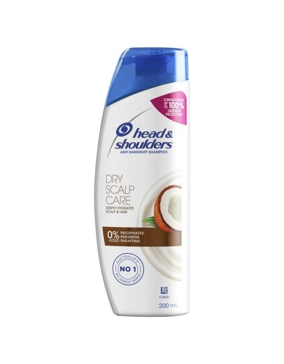 Head & Shoulders Dry Scalp Care Anti Dandruff Shampoo with Coconut Oil for Dry Scalp 200 ml