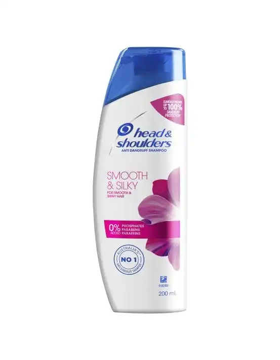 Head & Shoulders Smooth & Silky Anti Dandruff Shampoo 200mL