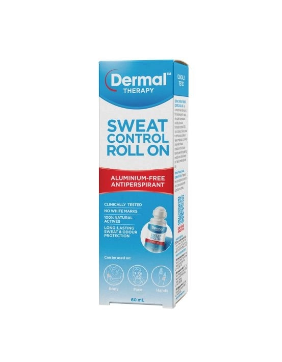 Dermal Therapy Sweat Control Roll On 60ml