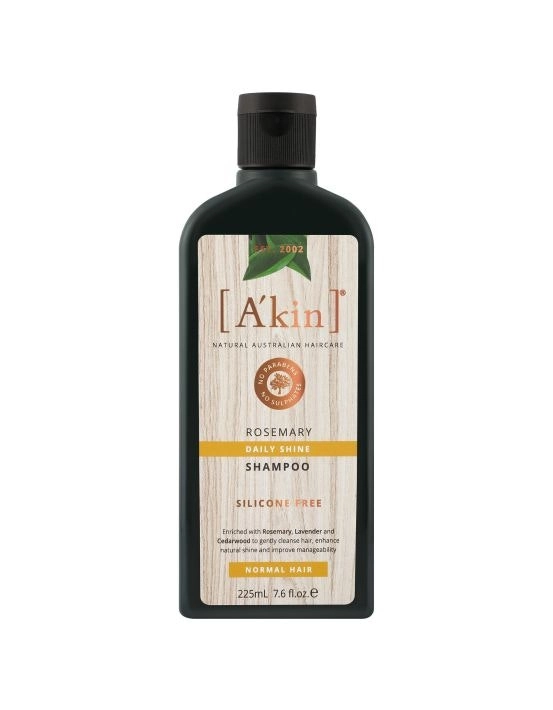 A'kin Daily Shine Rosemary Shampoo 225mL