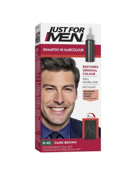 Just For Men Shampoo-In Haircolour 35 Dark Brown