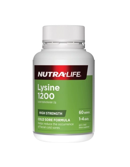 Nutra-Life Lysine 1200mg 60 Tablets