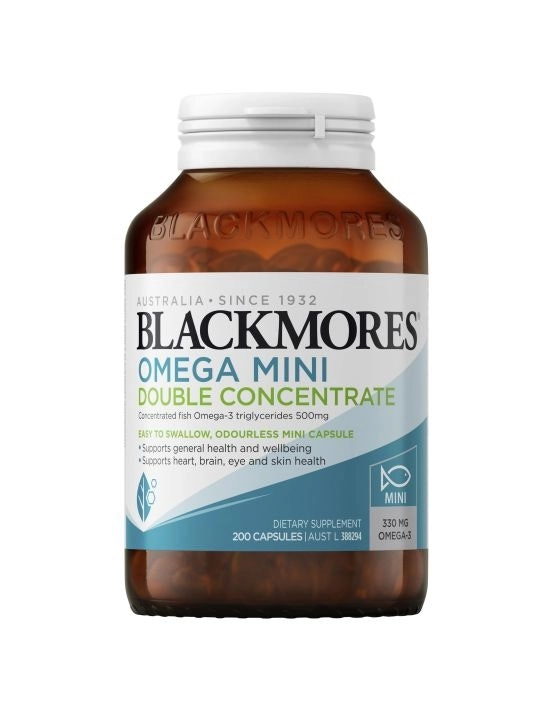 Blackmores Omega Mini Double Concentrate 200 Capsules