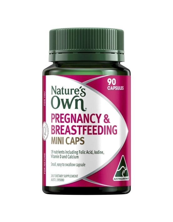 Nature's Own Pregnancy & Breastfeeding 90 Mini Capsules