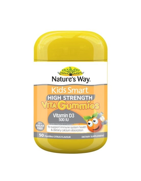 Nature's Way Kids Smart High Strength Vita Gummies Vitamin D3 50 Pastilles