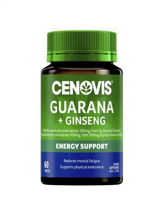 Cenovis Guarana + Ginseng 60 Tablets