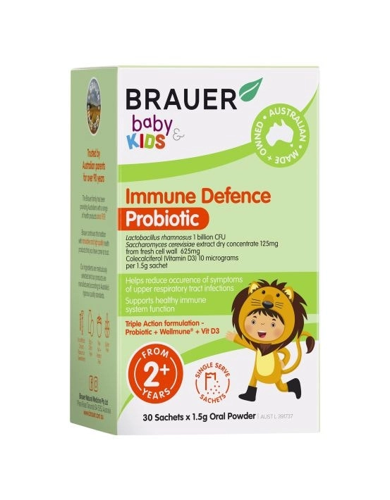 Brauer Baby & Kids Immune Defence Probiotic for Kids 30 Sachets