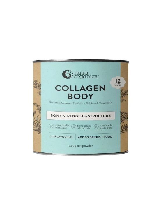 Nutra Organics Collagen Body Bone Strength & Structure 225g