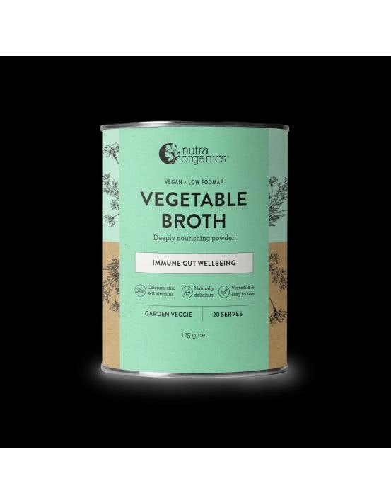 Nutra Organics Vegetable Broth Garden Veggie 125g