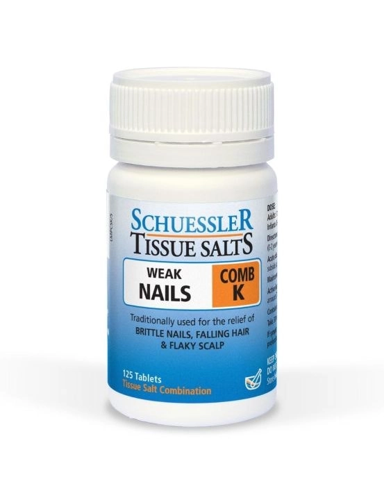 Martin & Pleasance Schuessler Comb K Weak Nails 125 Tablets