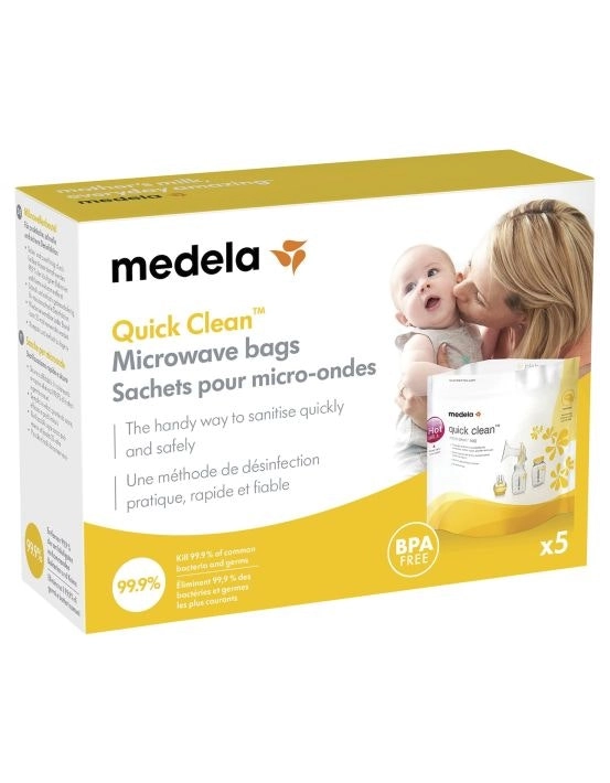 Medela Quick Clean Microwave Bags 5 Pack