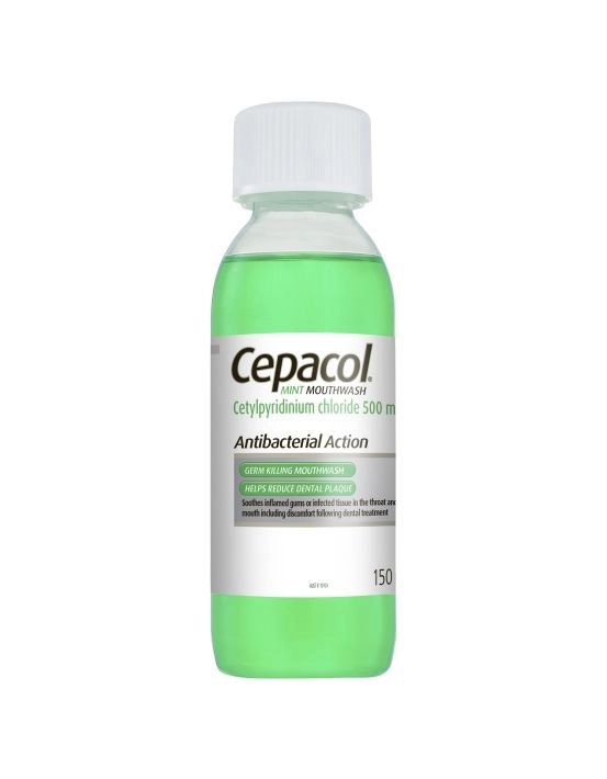 Cepacol Antibacterial Mint Mouthwash 150ml