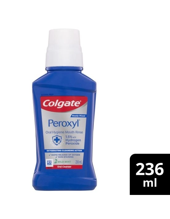 Colgate Peroxyl Oral Cleanser Mouthwash 236ml