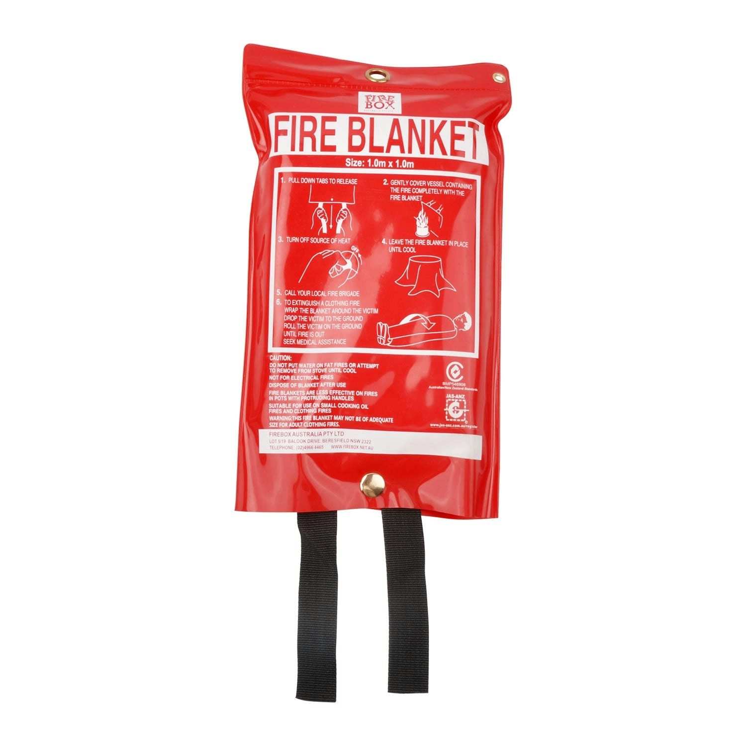 FIREBOX 1.0m x 1.0m Fire Blanket