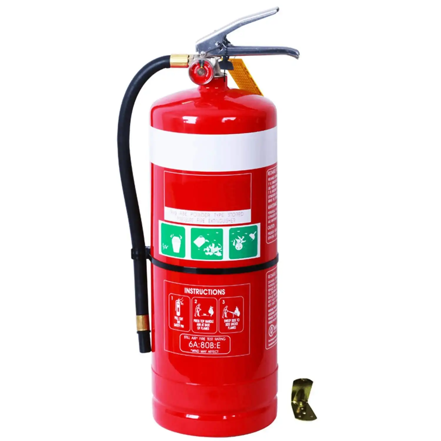 FIREBOX 9.0KG Mounting Bracket ABE High Pressure Dry Powder Fire Extinguisher