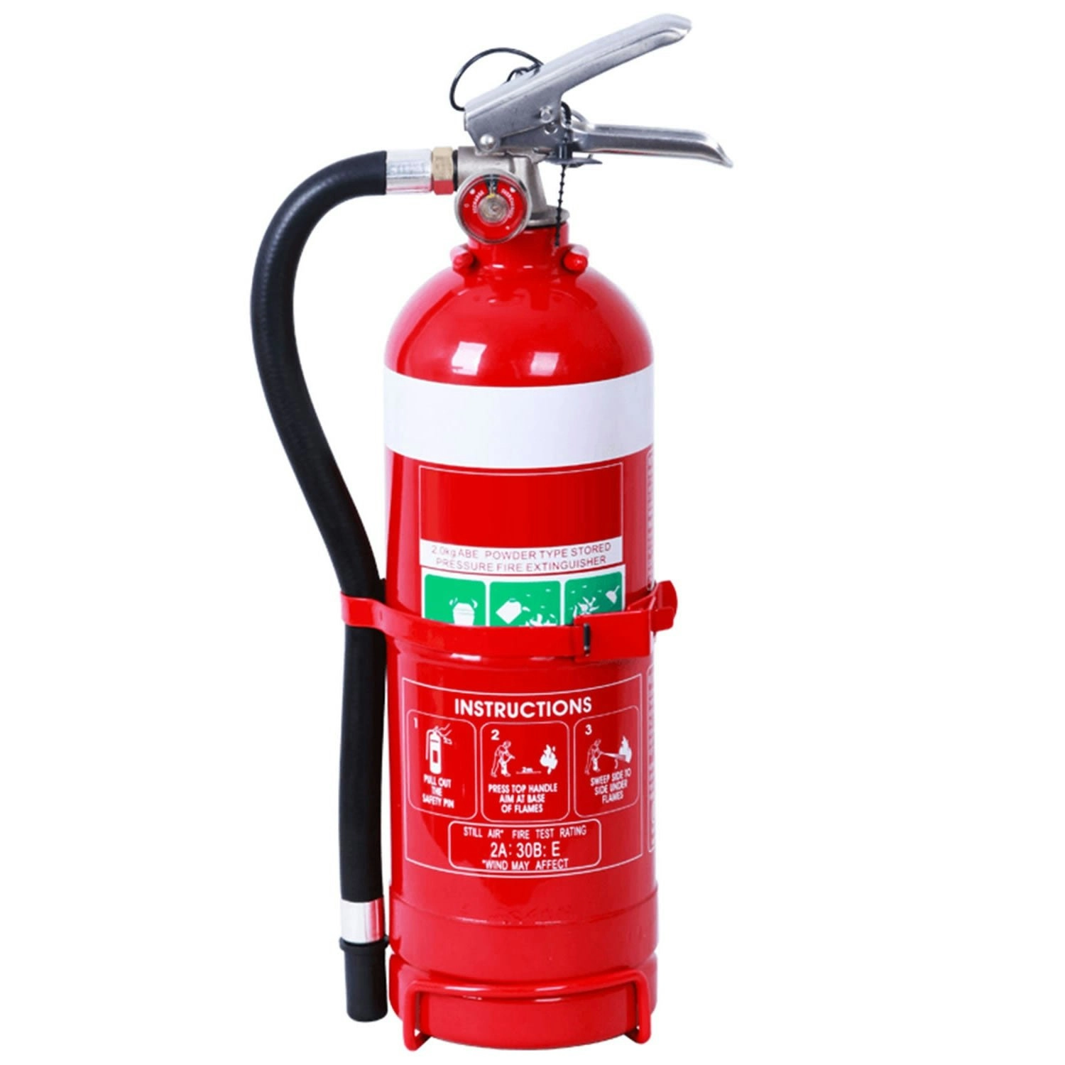 FIREBOX 2.0KG ABE High Pressure Hose Dry Powder Fire Extinguisher