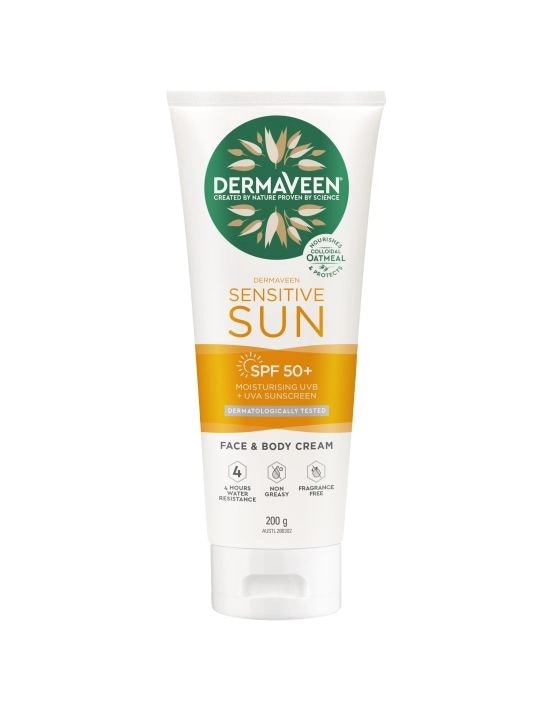 DermaVeen Daily Nourish Body Moisturiser SPF 50+ 200g