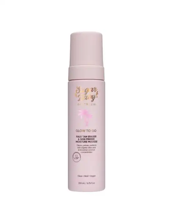 SugarBaby Glow To Go Faux Tan Eraser & Skin Primer Mousse 200ml