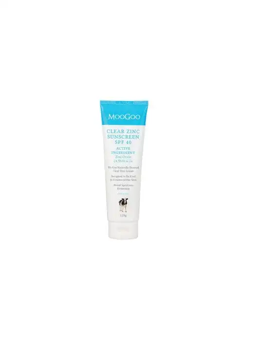 MOOGOO Clear Zinc Sunscreen SPF40 120g