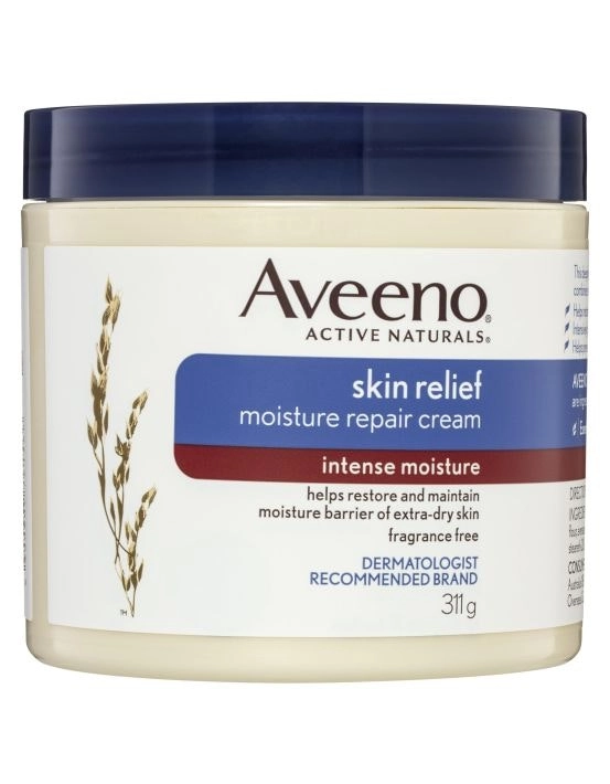 Aveeno Active Naturals Skin Relief Fragrance Free Moisture Repair Cream 311g