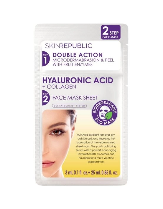 Skin Republic Hyaluronic and Collagen Face Mask