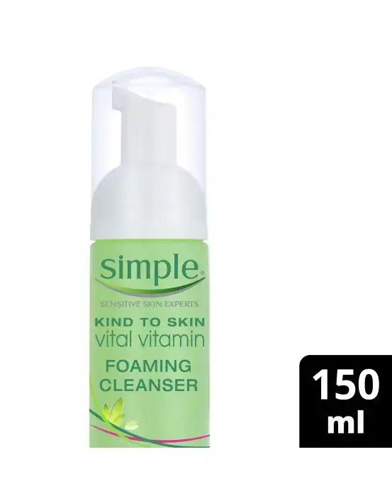 Simple Kind To Skin Vital Vitamin Foaming Cleanser 150ml