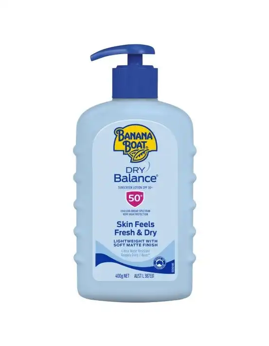 Banana Boat SPF 50+ Dry Balance Sunscreen Lotion 400g