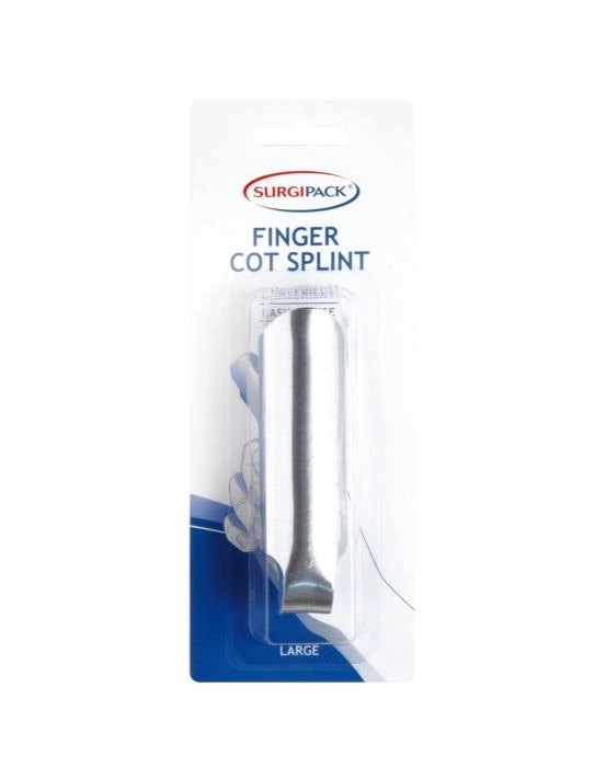 SurgiPack Finger Cot Splint Large