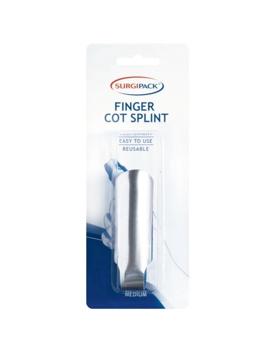 SurgiPack Finger Cot Splint Medium