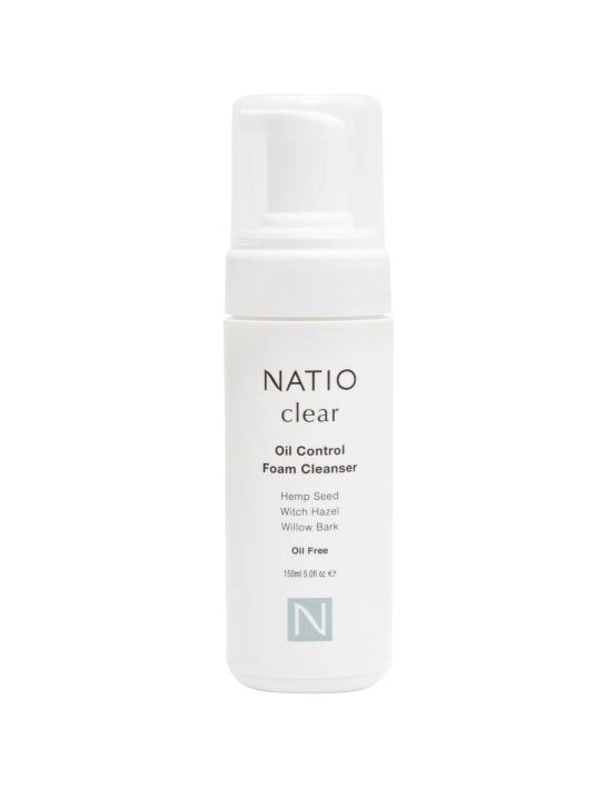 Natio Clear Oil Control Foam Cleanser 150ml