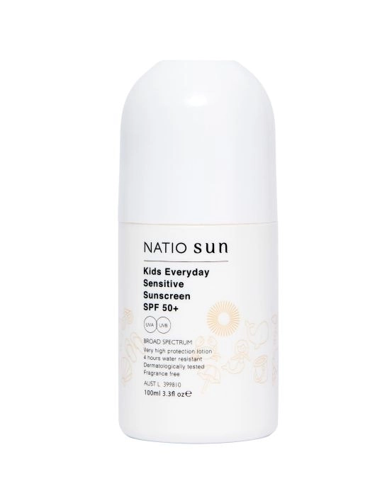 Natio Kids Everyday Sensitive Sunscreen SPF 50+ Roll On 100ml